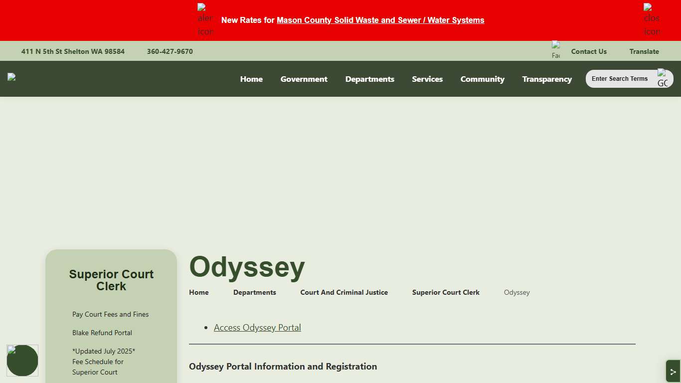 Mason County WA Government